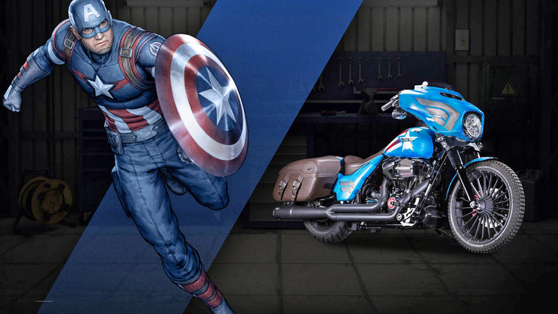 Illustration for article titled Marvel and Harley-Davidson Made a Bunch of Badass Super Hero Bikes
